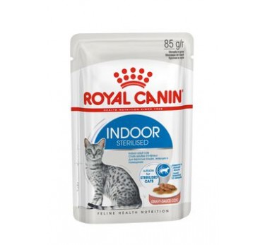 Royal Canin Indoor Sterilised в соусе для стерилизованных кошек. 0,085кг